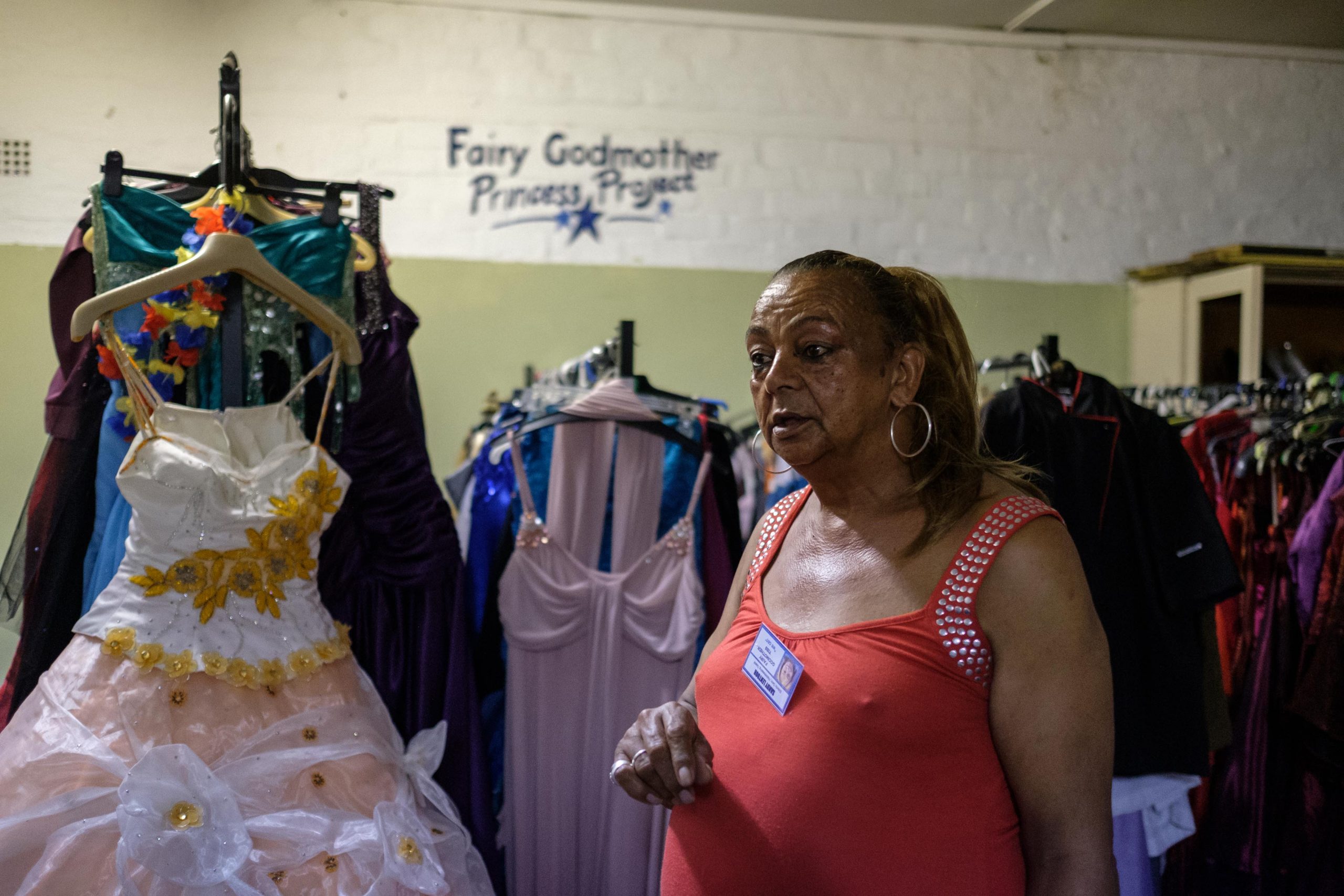 14 February 2020: Sandra Dee runs a project called Fairy Godmother, hosting events for the elderly and hiring out dresses and shoes for matric dances through the Princess Project.