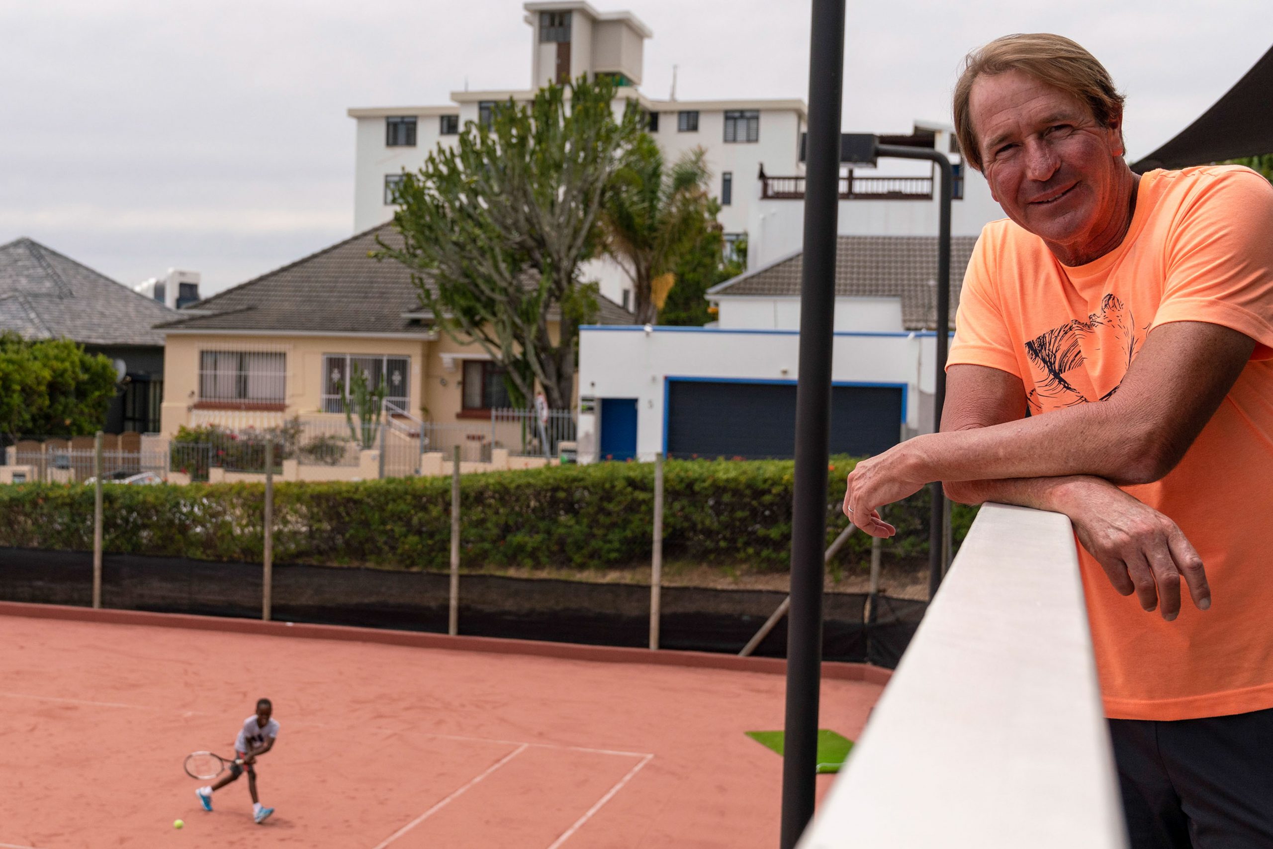 7 February 2020: Anthony Harris started the academy in 2012 with his wife, Dionne Harris, with the ultimate aim of producing a tennis champion from Africa. (Photograph by Ihsaan Haffejee)