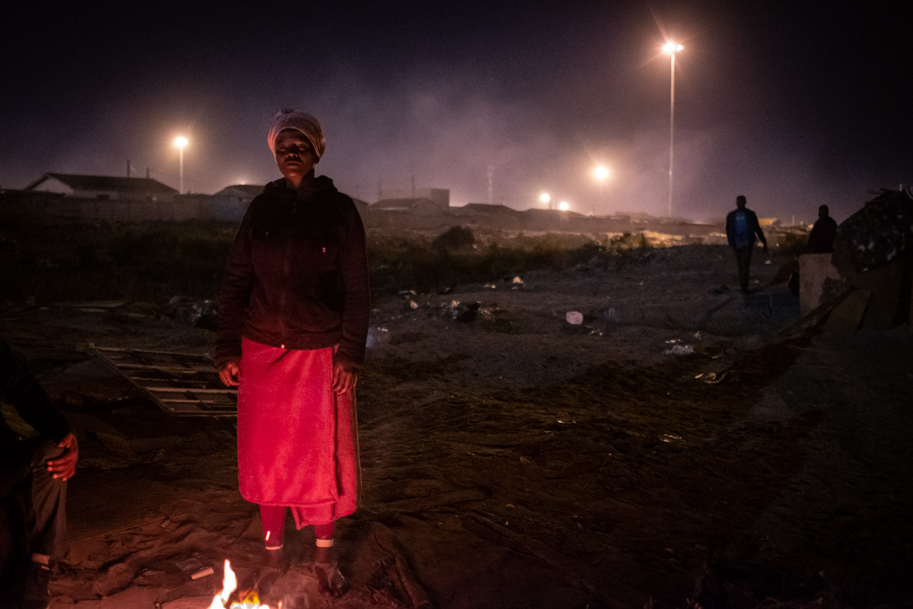 16 April 2020: Thuliswa Manga sells snacks to support herself and her elderly parents in the Eastern Cape. But she has been unable to earn during the lockdown and had to move her shack when she could no longer afford rent as a back-yarder.