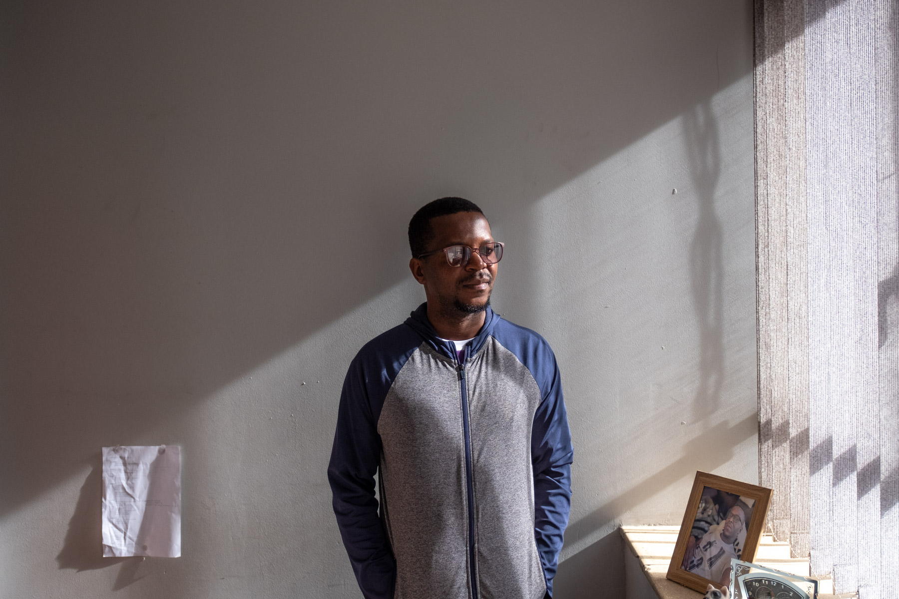 23 April 2020: Passop project coordinator Victor Chikalogwe in his office on the Foreshore in Cape Town. 