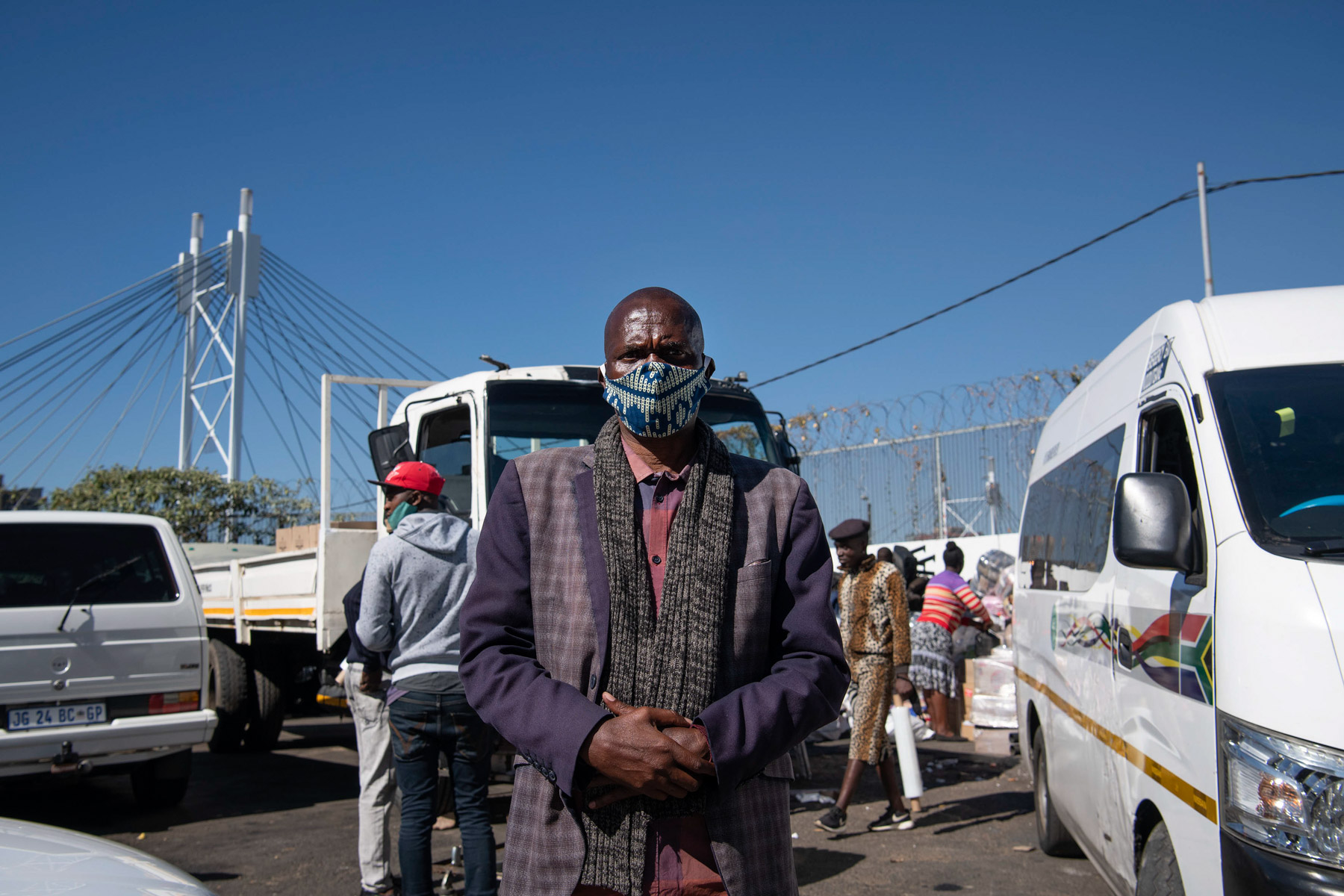 30 May 2020: Howard Thwala is a coordinator for the Zimbabwe International Long-Distance Taxi Association. Lockdown has meant only trucks, which are slower and more expensive than taxis, can cross the border. 