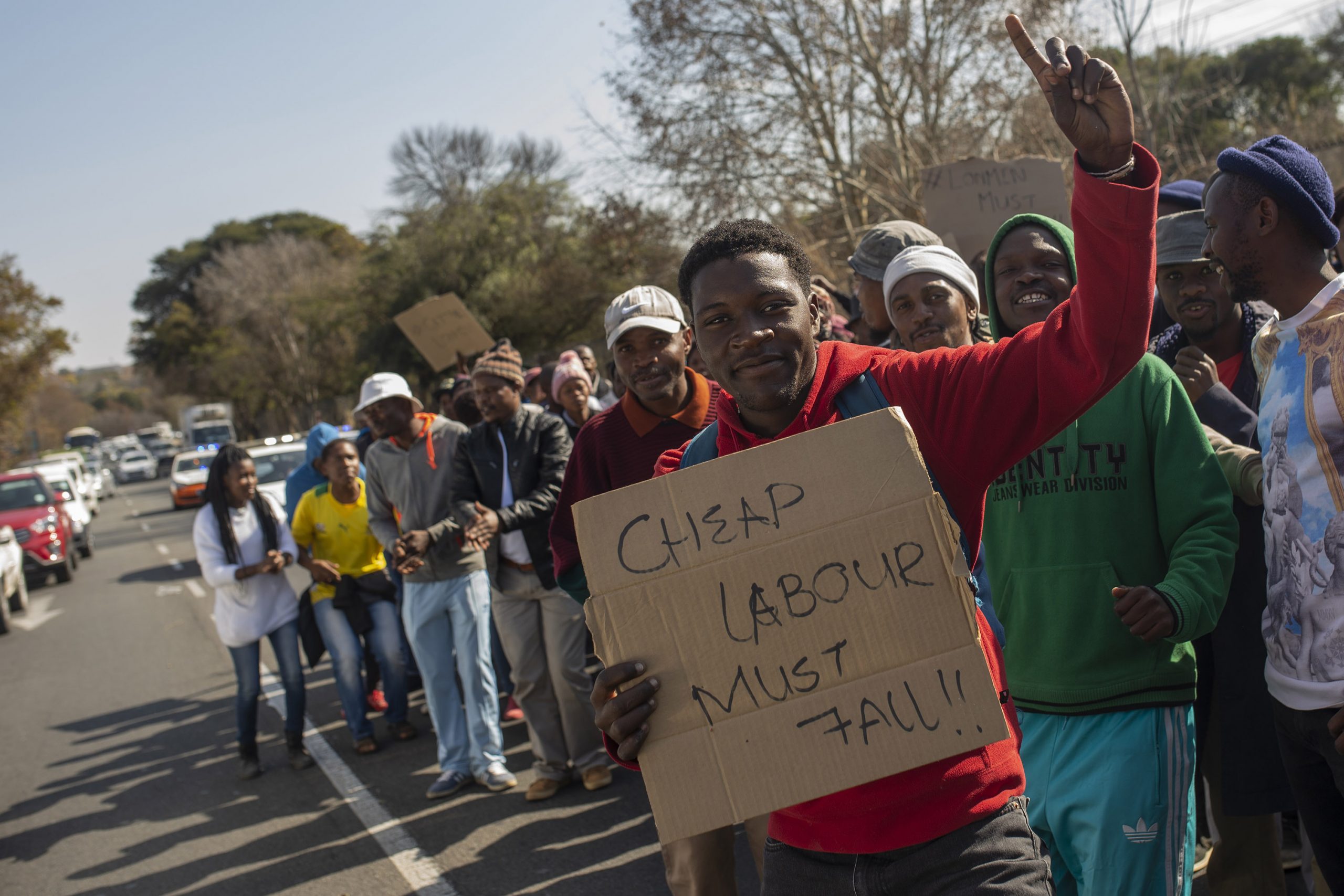 28 June 2017: Residents who live near huge mining operations in North West province travel to Joburg to protest against the mining conglomerates’ unfair labour practices. The exclusion of community organisations is one of the enduring weaknesses of the Nedlac process.